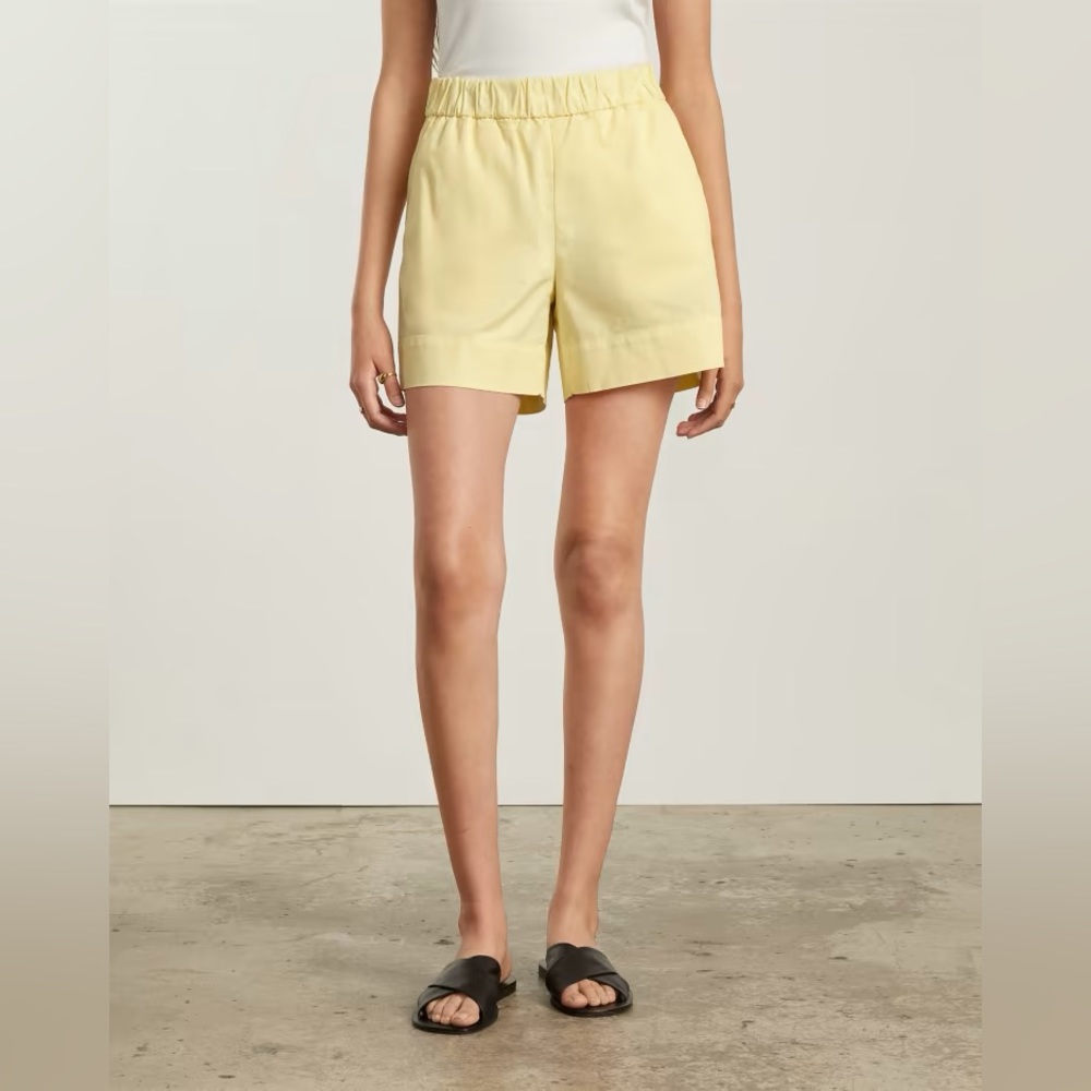 Everlane Easy Short in Pastel Yellow